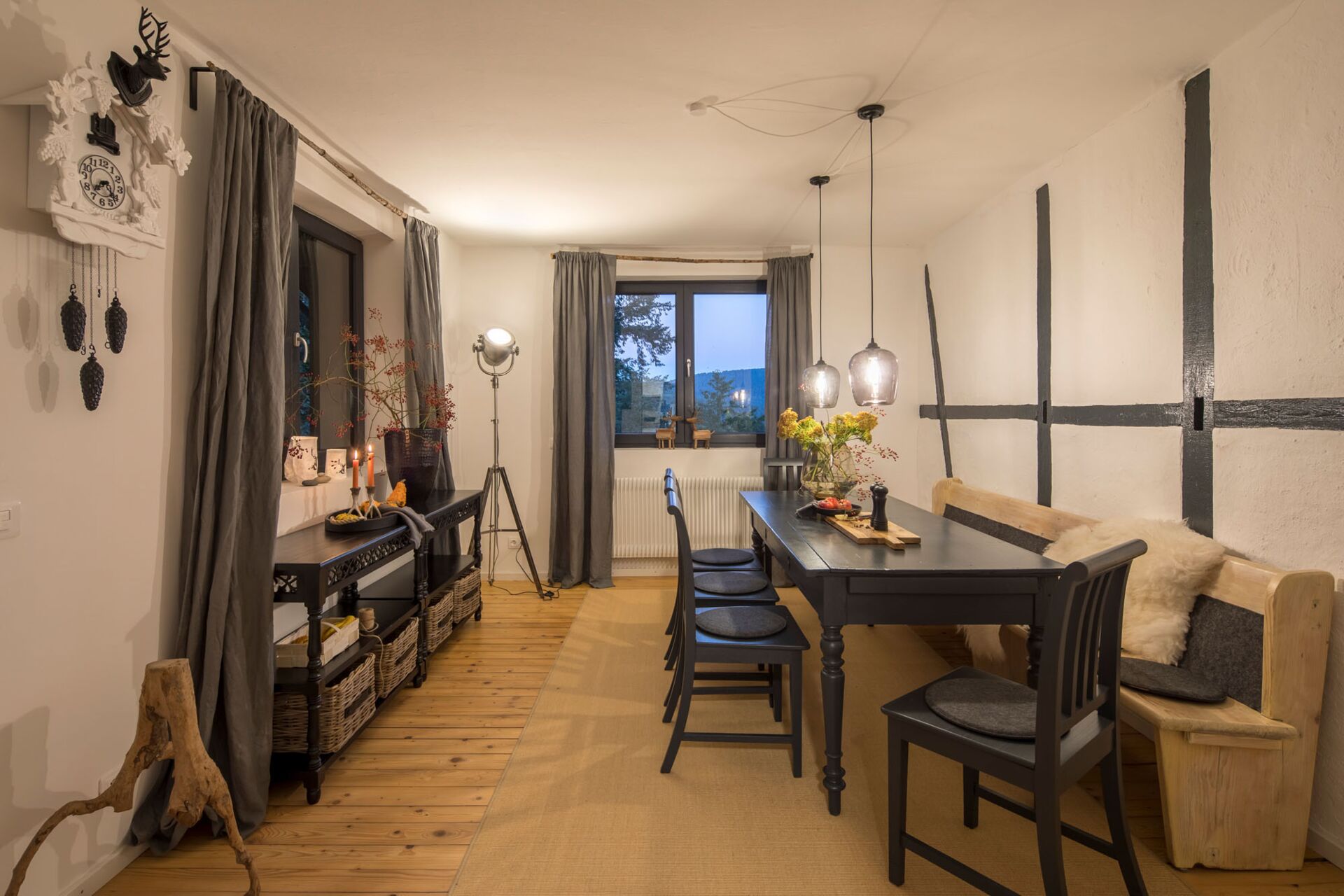 Wohnzimmer mittlere Wohnung